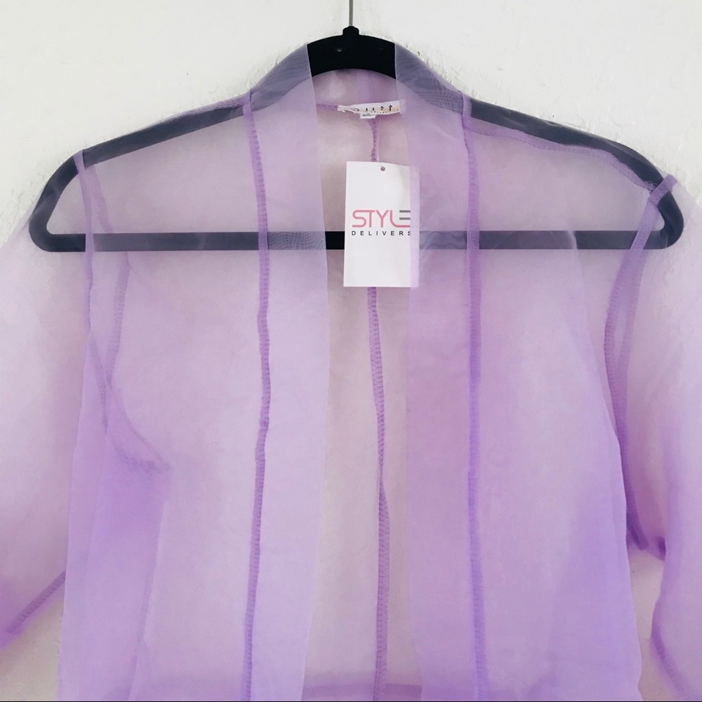 Quii Exquisite Collection Chiffon Robe NWT - Picture 2 of 6